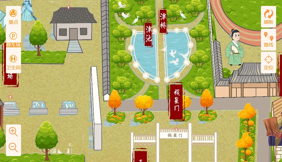 印江手绘地图景区语音讲解导览系统：智慧景区建设的基石